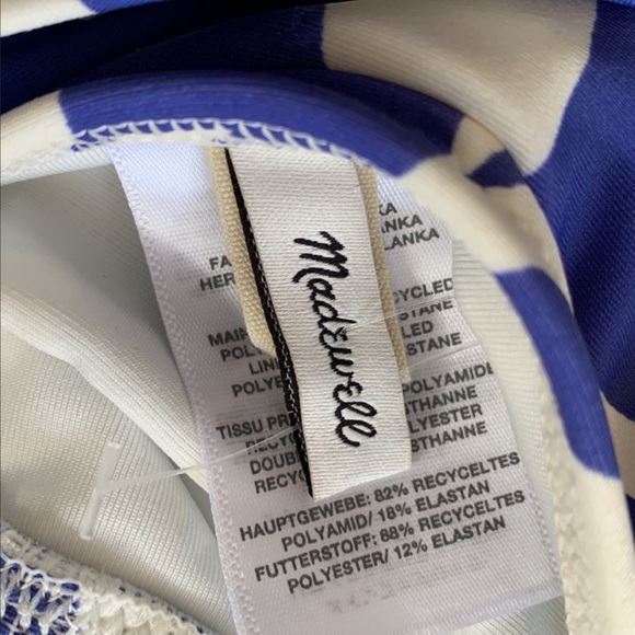 Madewell Second Wave Square-Neck Tank One-Piece Swimsuit in Tropicale Floral Md - Picture 3 of 8